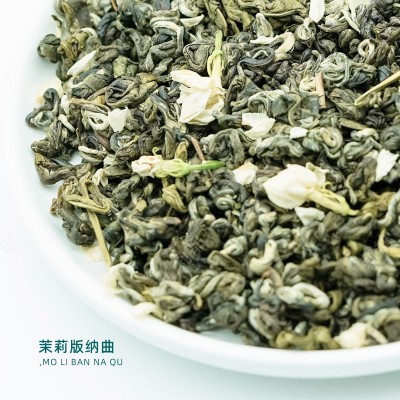 2024广西横县茉莉花茶新茶茉莉版纳曲茉莉花苞毛锋尖茶叶绿茶散装