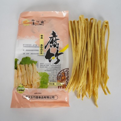 现货批发干豆腐皮 火锅食材豆制品腐竹 袋装凉拌腐竹条