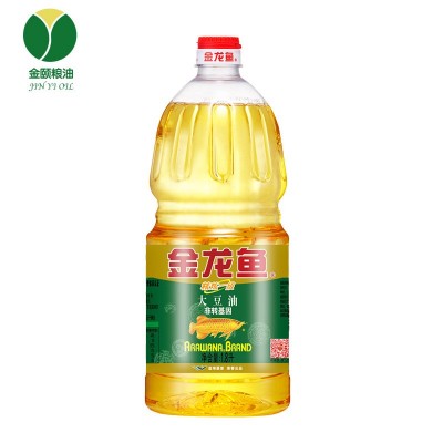 金龙鱼油非转基因大豆油1.8L精炼一级大豆油非转大豆油