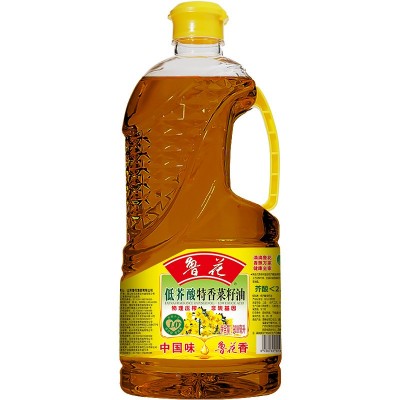 鲁花低芥酸特香菜籽油900ml食用油物理压榨正品非转基因团购批发