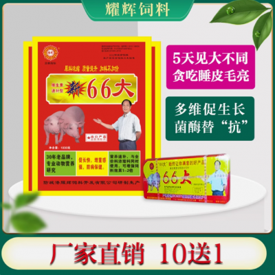 新66大猪饲料添加剂猪用催长素维生素益生菌促生长育肥猪预混料