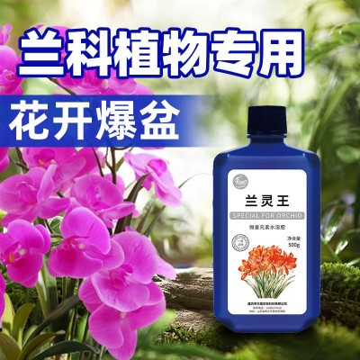 兰灵王兰花通用营养液菌肥君子兰蝴蝶兰建兰墨兰生根催芽有机肥